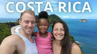 Jon and Rhianna Schoeller and their daughter in Costa Rica