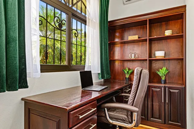 Bedroom 2 — king bed & office desk — The Main House, Bella Vista Private Resort Costa Rica