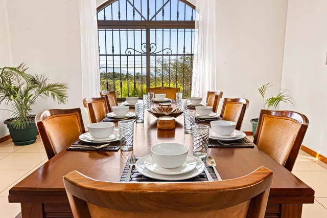 Dining area — The Main House, Bella Vista Private Resort Costa Rica