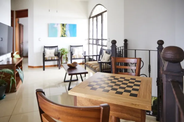 Upstairs sitting room — The Main House, Bella Vista Private Resort Costa Rica