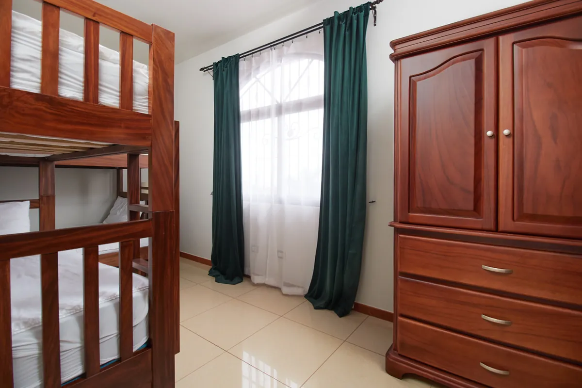Main House bunk bedroom at Bella Vista Costa Rica